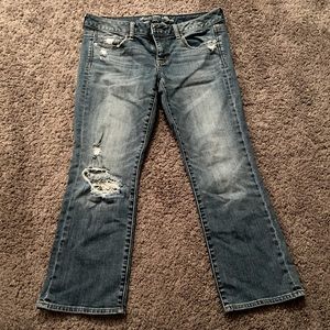 American Eagle low-waist flare jeans